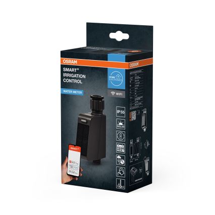 Osram - Électrovanne d'arrosage avec panneau solaire SMART+ IP55 Wi-Fi
