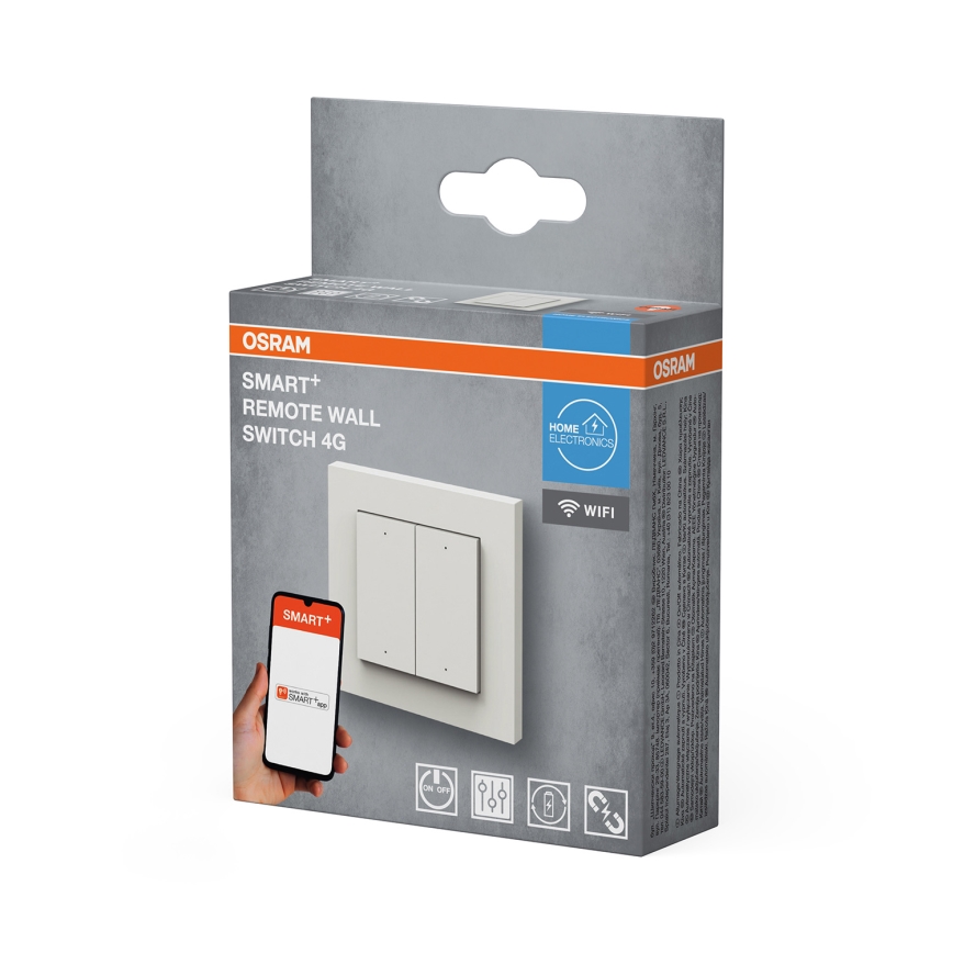 Osram - Interrupteur sans fil SMART+ à 4 boutons 5V Wi-Fi
