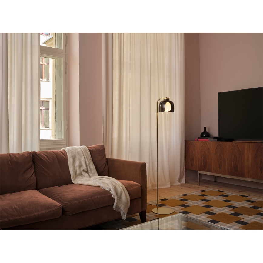 Osram - Lampadaire DECOR COROLLE 1xE27/15W/230V noir/doré