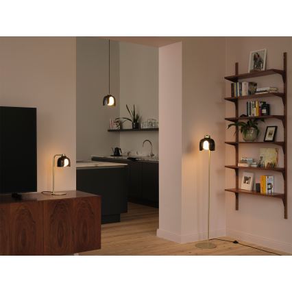 Osram - Lampadaire DECOR COROLLE 1xE27/15W/230V noir/doré