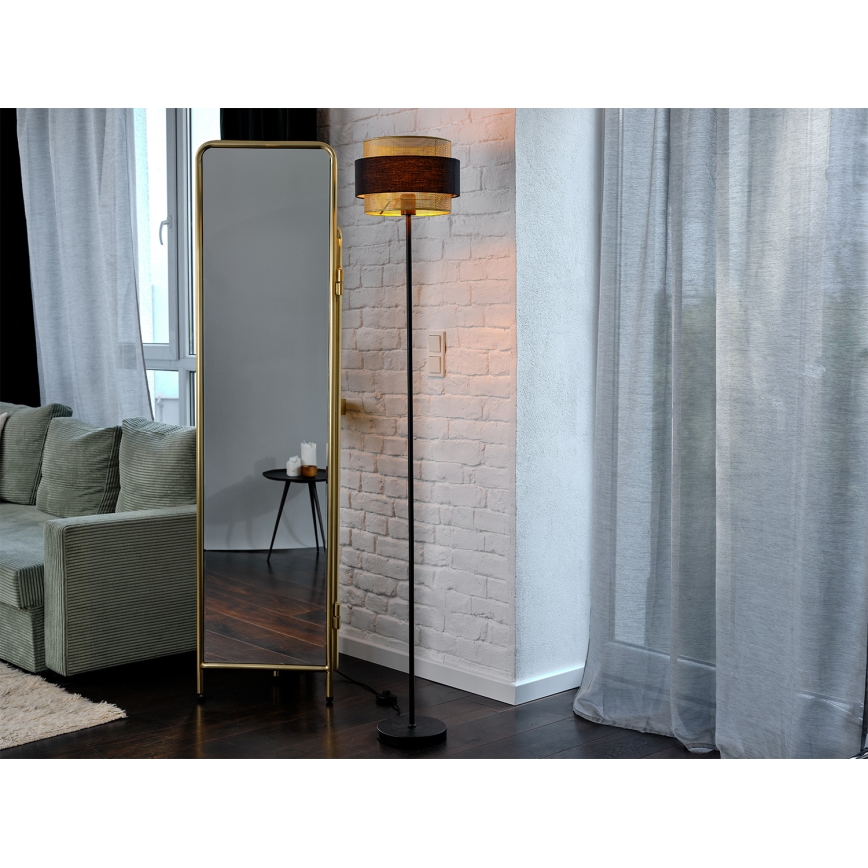 Osram - Lampadaire DECOR HORNET 1xE27/10W/230V noir/doré