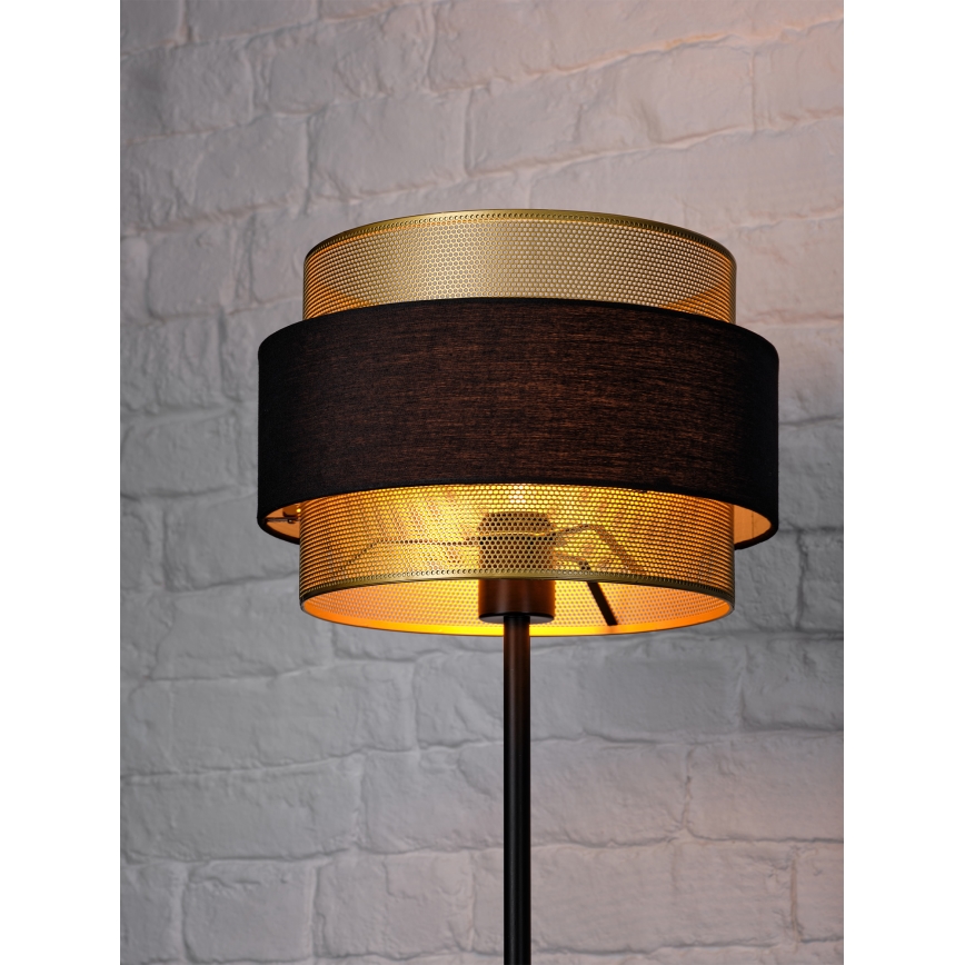 Osram - Lampadaire DECOR HORNET 1xE27/10W/230V noir/doré