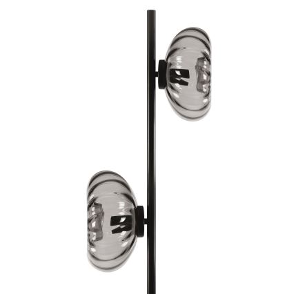 Osram - Lampadaire DECOR SMOKE 2xE14/12W/230V noir/gris fumé