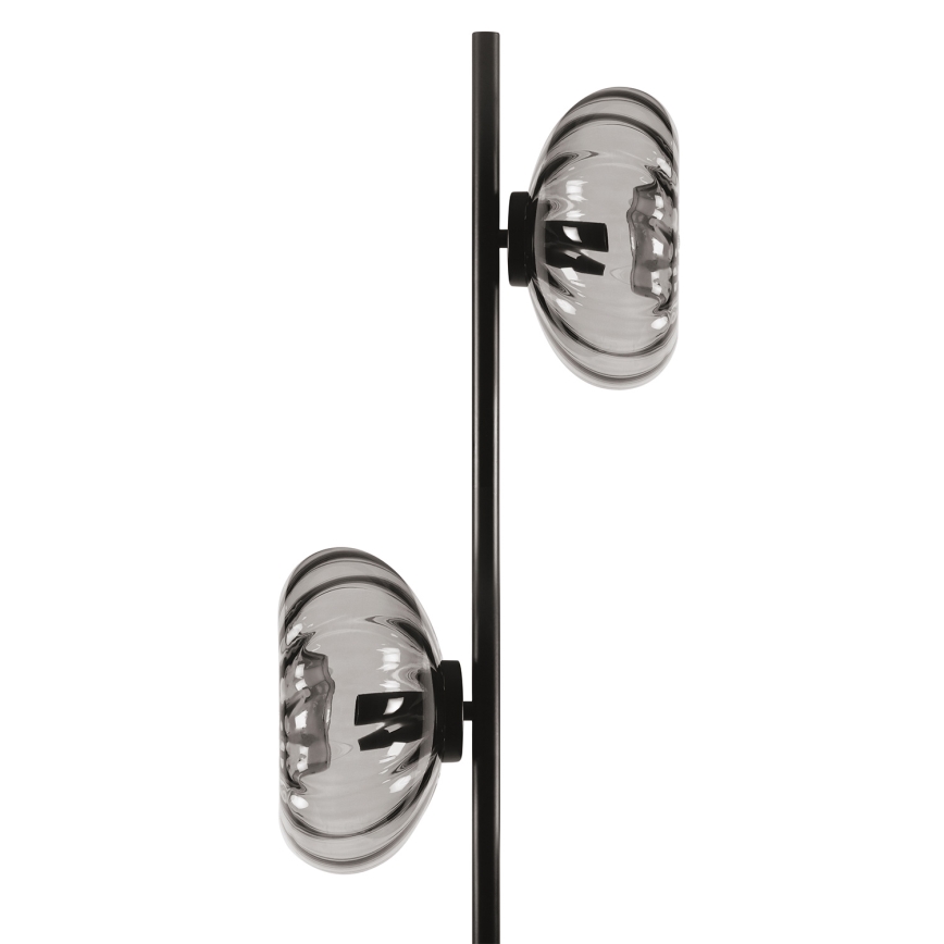 Osram - Lampadaire DECOR SMOKE 2xE14/12W/230V noir/gris fumé