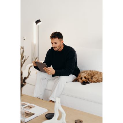 Osram - Lampadaire LED tactile dimmable DECOR KYOTO LED/12W/230V CRI 90 noir