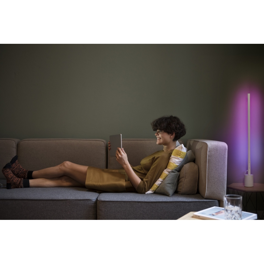 Osram - Lampadaire LED RGBW dimmable SMART+ FLOOR LED/8W/230V 2700-6500K Wi-Fi blanc + télécommande