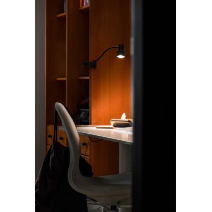 Osram - Lampe à pince CLIP STEP FLEX 1xGU10/5W/230V noire