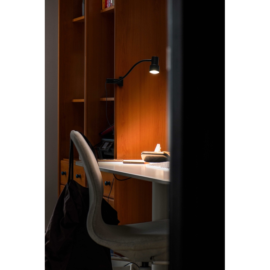 Osram - Lampe à pince CLIP STEP FLEX 1xGU10/5W/230V noire