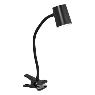 Osram - Lampe de bureau à pince DESK LINE 1xGU10/9W/230V noire