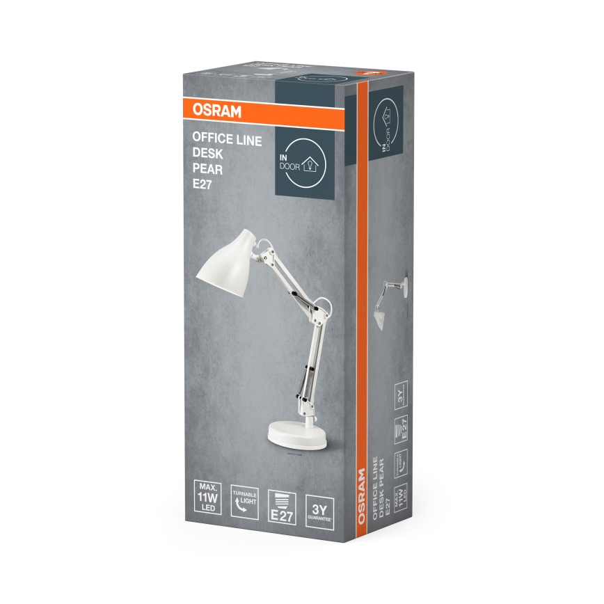 Osram - Lampe de bureau DESK LINE 1xE27/11W/230V blanche