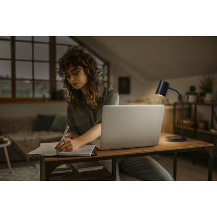 Osram - Lampe de bureau DESK LINE 1xGU10/9W/230V noire