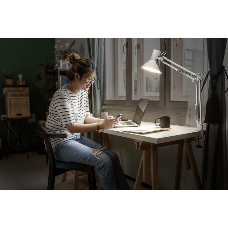 Osram - Lampe de bureau LED dimmable avec pince OFFICE LINE LED/9W/230V 3000K blanche