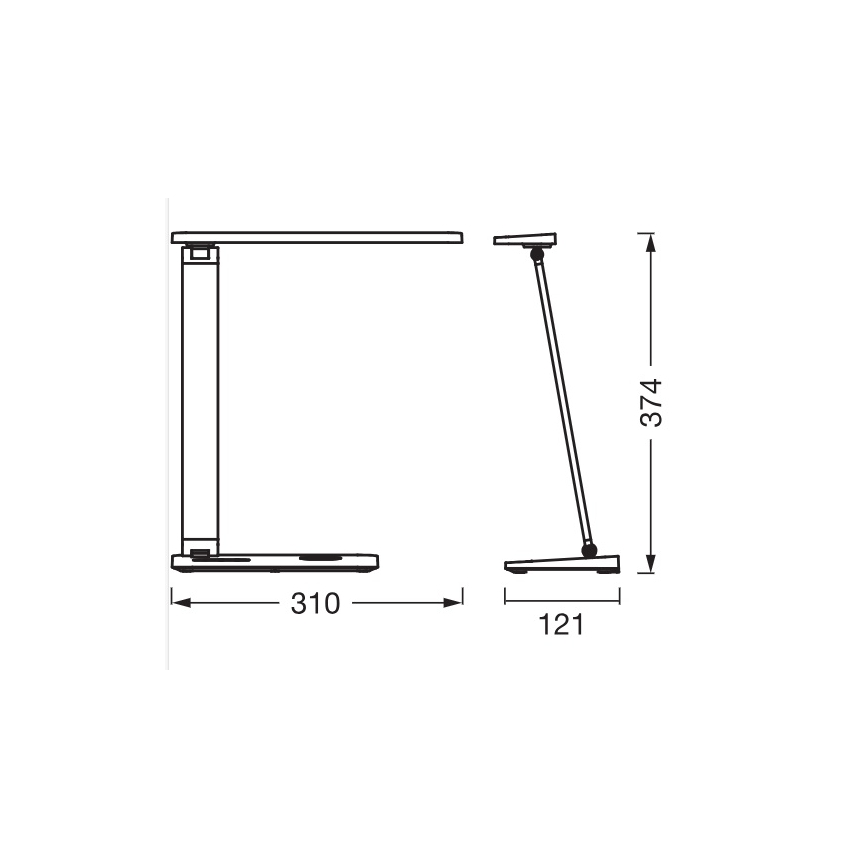 Osram - Lampe de bureau LED à intensité variable OFFICE LINE LED/17W/230V 3000/4000/6500K blanche