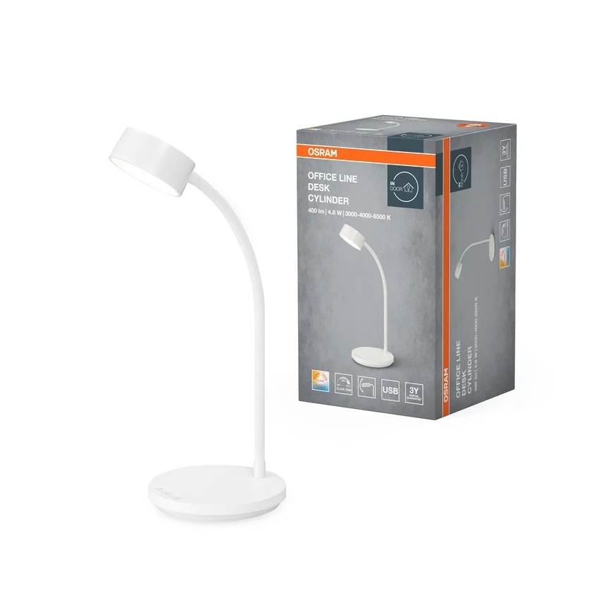 Osram - Lampe de bureau LED dimmable OFFICE LINE LED/4,8W/230V 3000/4000/6500K blanche