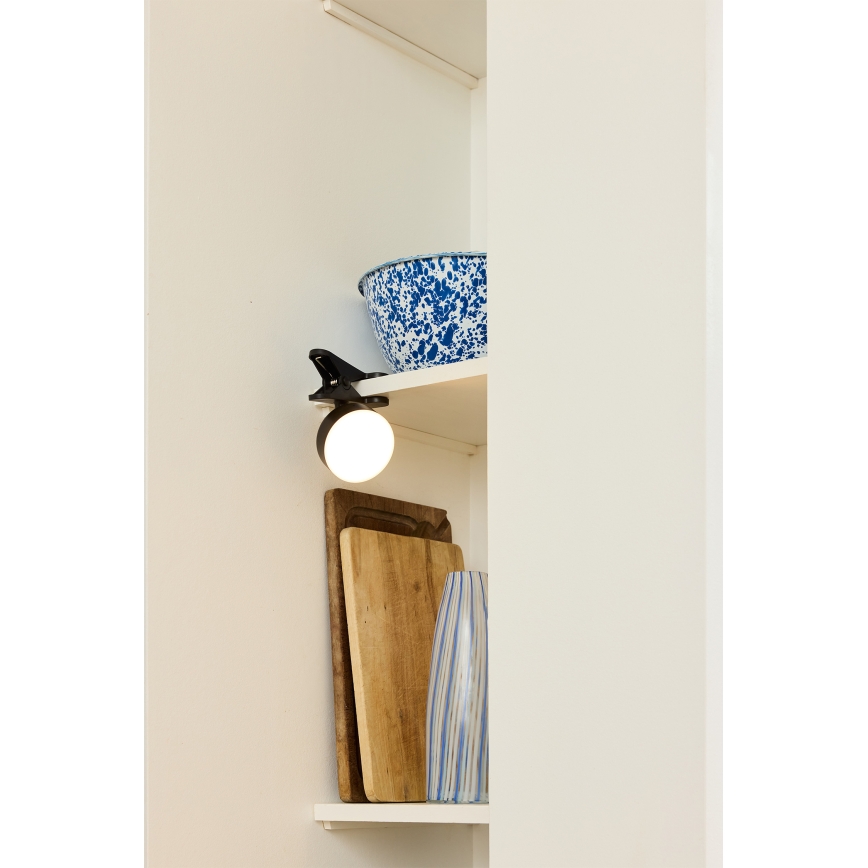 Osram - Lampe de bureau rechargeable LED dimmable 3 en 1 DECOR HELPER LED/1,8W/5V noire