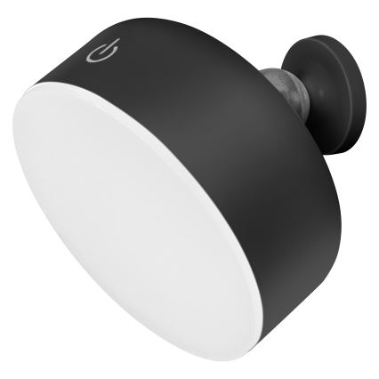 Osram - Lampe de bureau rechargeable LED dimmable 3 en 1 DECOR HELPER LED/1,8W/5V noire