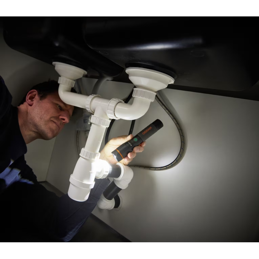 Osram - Lampe torche LED rechargeable à intensité variable LEDINSPECT PRO TORCH 1200 LED/13W/3,6V 4000 mAh IP44