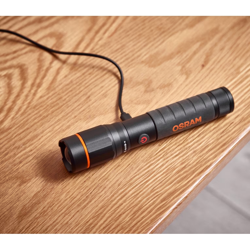 Osram - Lampe de poche rechargeable à intensité variable LEDINSPECT PRO TORCH 800 LED/8W/3,7V 2200 mAh IP44