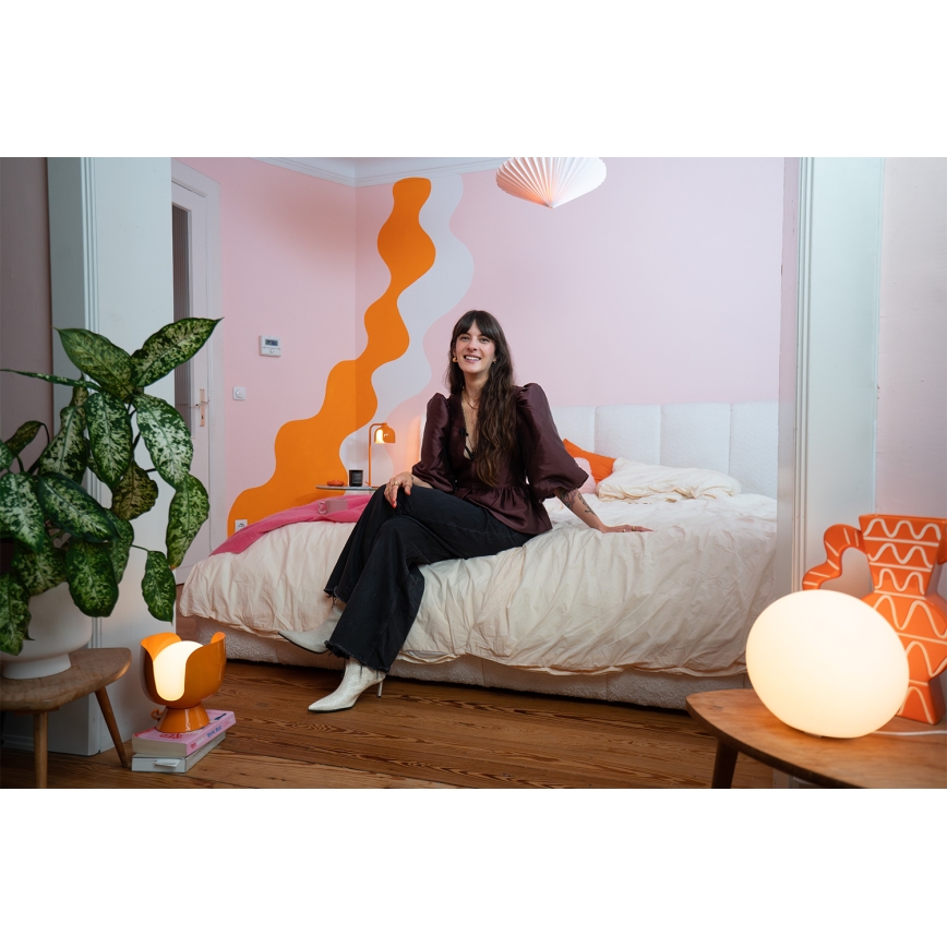 Osram - Lampe de table DECOR COROLLE 1xG9/20W/230V orange