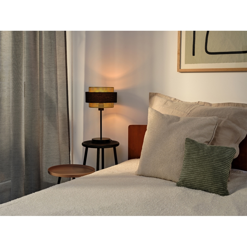 Osram - Lampe de table DECOR HORNET 1xE27/10W/230V noir/doré