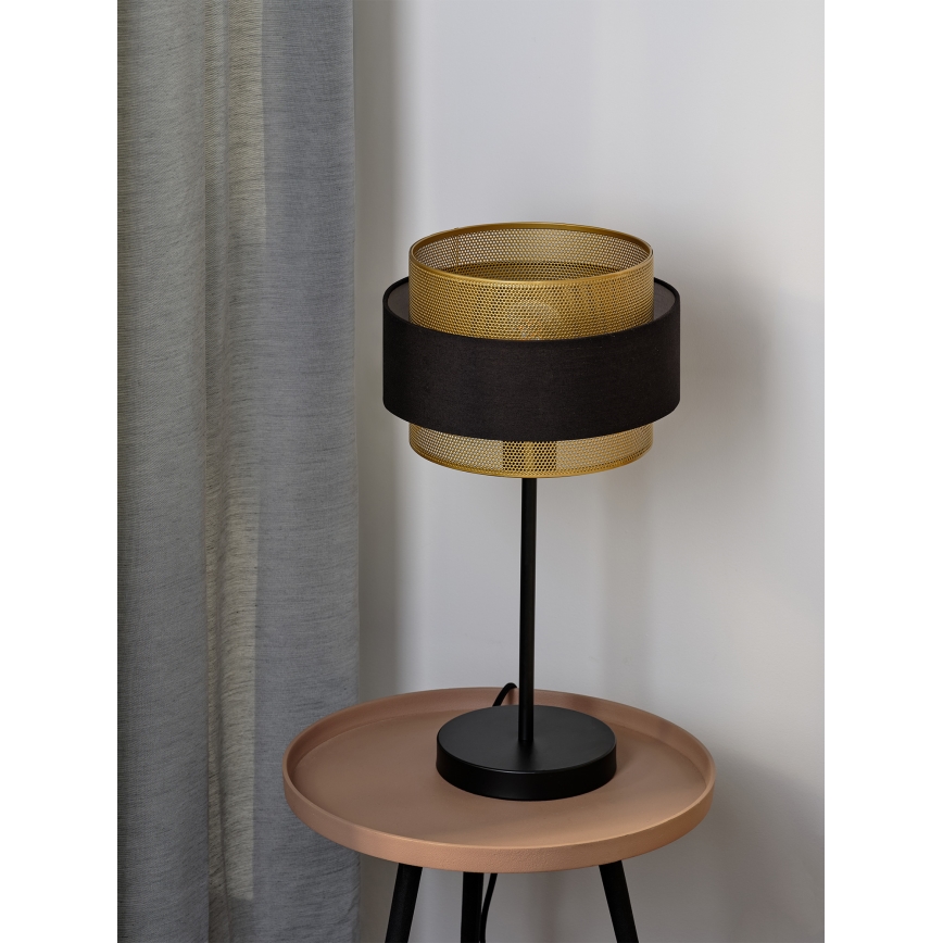 Osram - Lampe de table DECOR HORNET 1xE27/10W/230V noir/doré