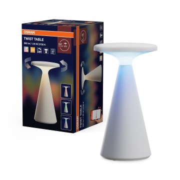 Osram - Lampe de table d'extérieur rechargeable, tactile et dimmable LED RGB SMART+ TWIST LED/1,35W/3,7V 1800 mAh IP44