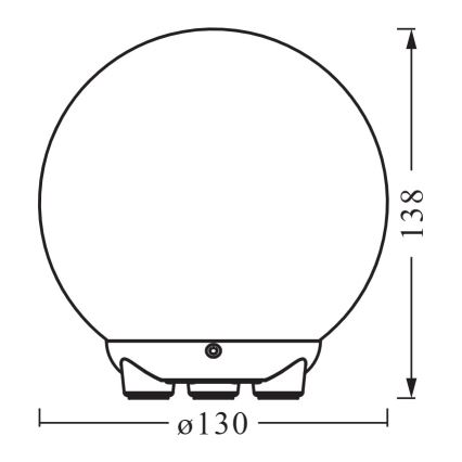 Ledvance - LED RGBW Lampe de table rechargeable dimmable SMART+ MAGIC LED/2,5W/5V 2200-6500K Wi-Fi blanc