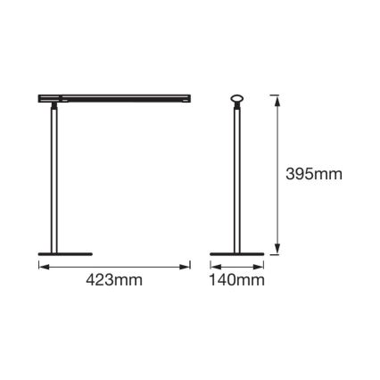 Osram - lampe de table LED PANAN 1xLED/5W/230V