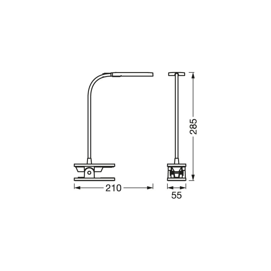 Osram - Lampe de table tactile LED dimmable PANAN LED/5,2W/5V 1200 mAh