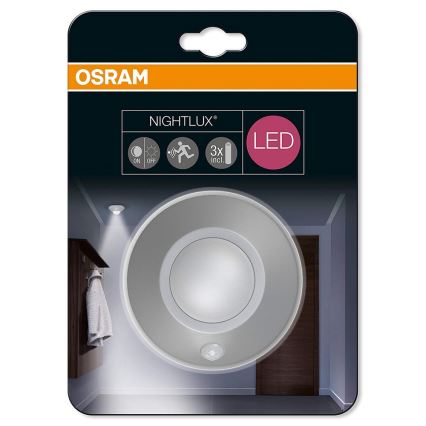 Osram - Lampe d'orientation LED avec détecteur NIGHTLUX LED/1,7W/3xAAA IP54