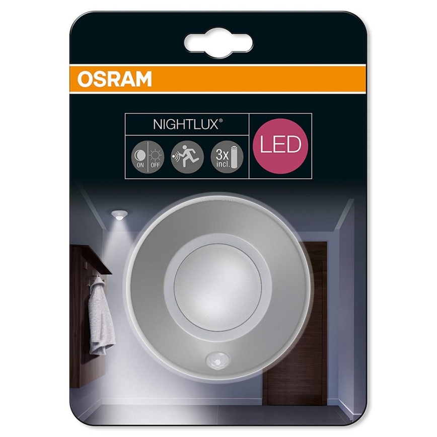 Osram - Lampe d'orientation LED avec détecteur NIGHTLUX LED/1,7W/3xAAA IP54