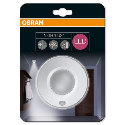 Osram - Lampe d'orientation LED avec détecteur NIGHTLUX LED/1,7W/3xAAA IP54