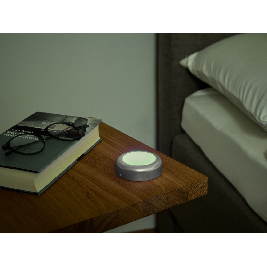 Osram - Lampe d'orientation tactile dimmable SMART+ DOT-IT LED RGBW 0,5W/3,7V 300 mAh