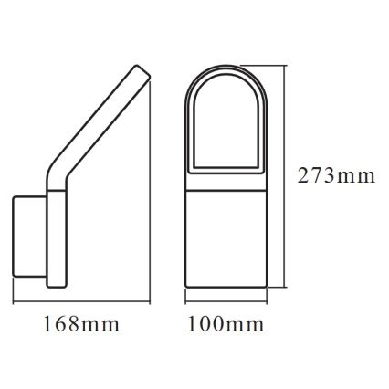 Osram - Lampe murale extérieure à LED avec capteur crépusculaire et détecteur de mouvement ENDURA STYLE LED/12W/230V IP54