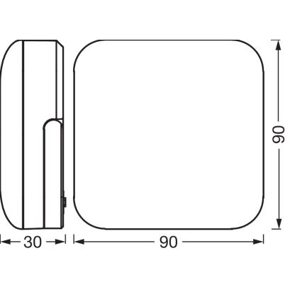 Osram - Lampe solaire portable LED NIGHTLUX LED/2W/5V IP54 grise