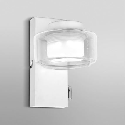 Osram - Applique murale LED pour salle de bains ORBIS FLAME LED/5,5W/230V 3000/4000K IP44 blanche