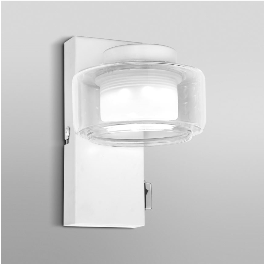 Osram - Applique murale LED pour salle de bains ORBIS FLAME LED/5,5W/230V 3000/4000K IP44 blanche