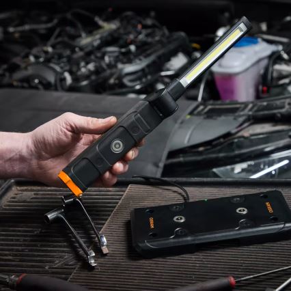 Osram - Lampe torche LED rechargeable à intensité réglable LEDINSPECT WIRE-FREE SLIM 600 LED/5W/3,7V IP54