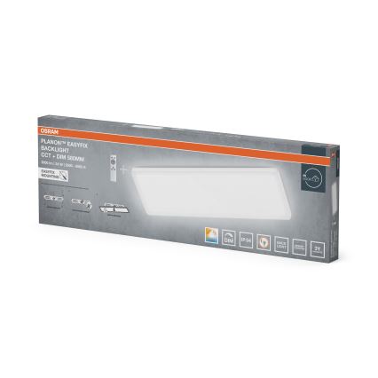 Osram - Plafonnier LED dimmable pour salle de bains PLANON EASYFIX LED/24W/230V 2600-6000K 20x58 cm IP54 blanc + télécommande