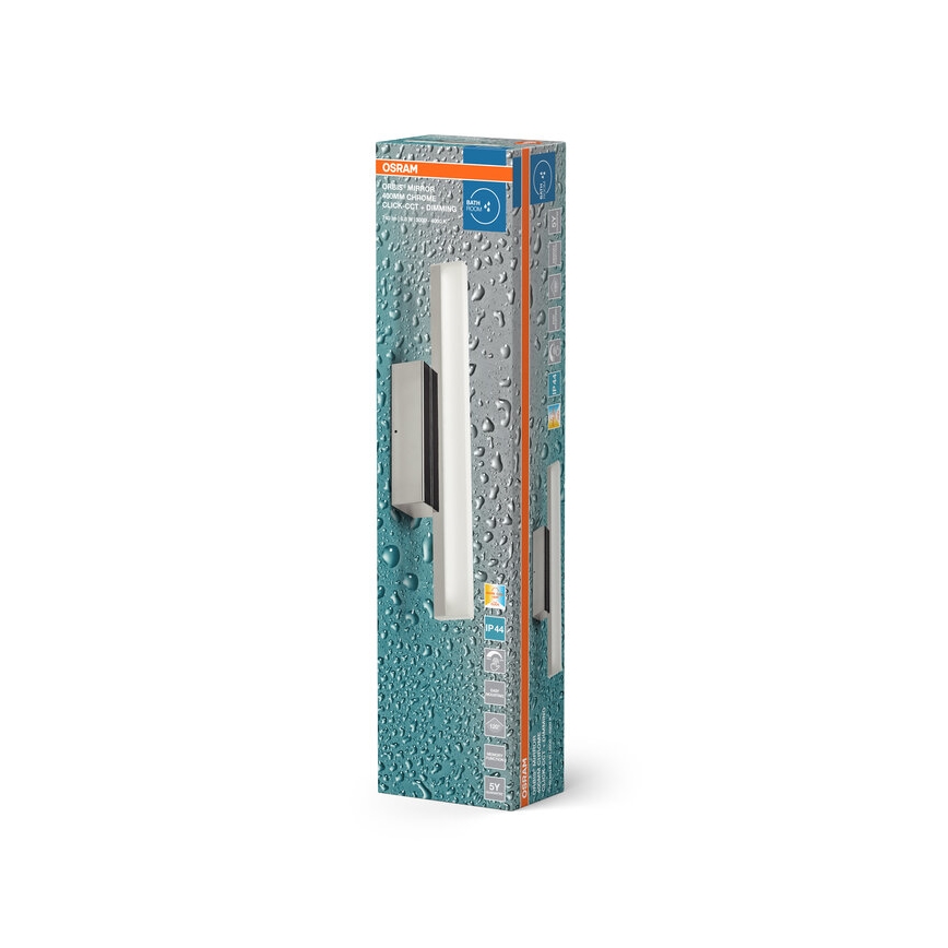 Osram - Éclairage miroir LED dimmable ORBIS MIRROR LED/6,8W/230V 40 cm 3000/4000K IP44 chrome brillant