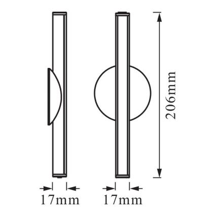 Osram - Lampe d'orientation rechargeable dimmable LEDSTIXX LED/2W/5V IRC 90 IP44 blanche