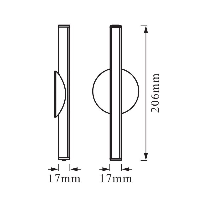 Osram - Lampe d'orientation rechargeable dimmable LEDSTIXX LED/2W/5V IRC 90 IP44 blanche