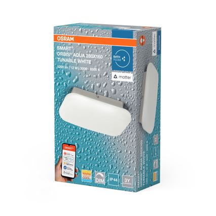 Osram - Plafonnier LED dimmable pour salle de bains SMART+ AQUA LED/12W/230V 3000-6500K IP44 Wi-Fi