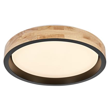 Osram - Plafonnier LED dimmable MARIANO LED/24W/230V Ø 41 cm chêne/noir