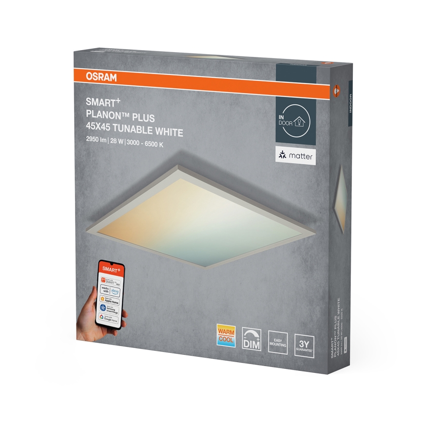 Osram - Plafonnier LED dimmable SMART+ PLANON LED/28W/230V 45x45 cm 3000-6500K Wi-Fi
