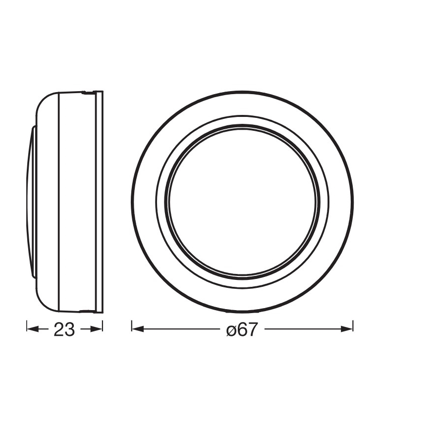 Osram - Lampe d'orientation tactile dimmable LED RGBW SMART+ DOT-IT LED/0,5W/3,7V 300 mAh
