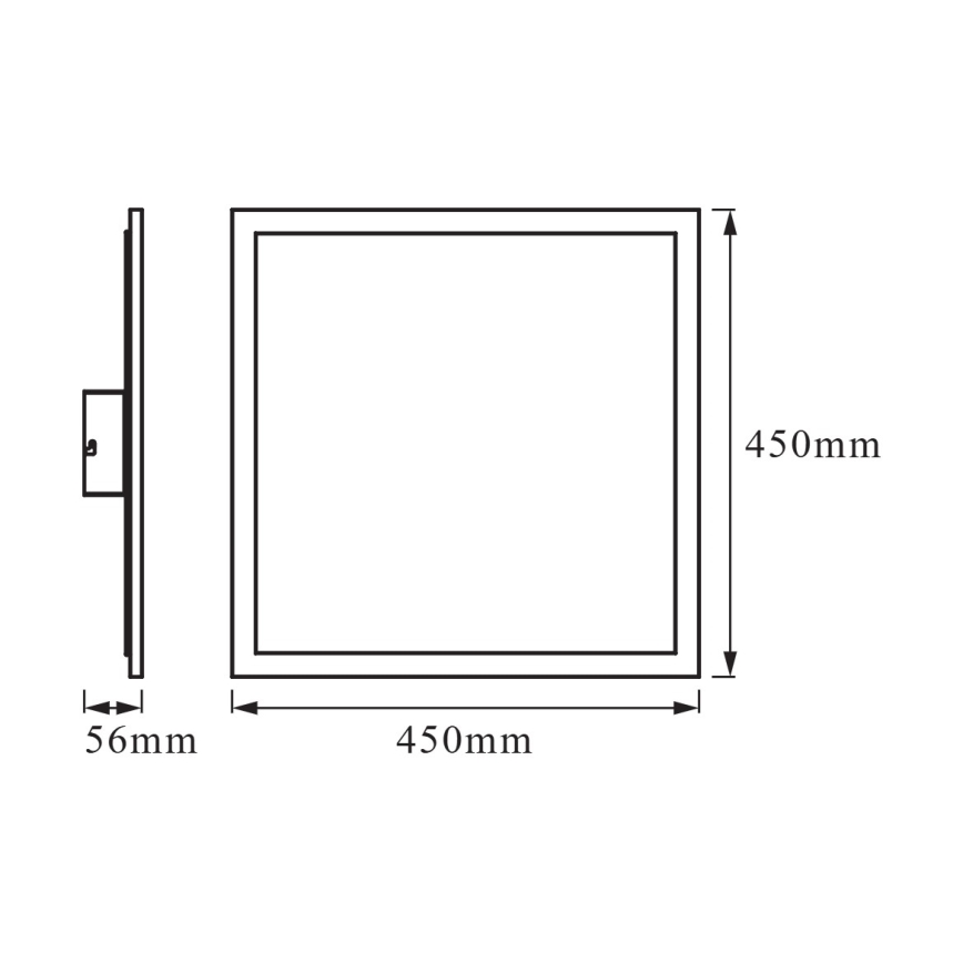 Osram - Plafonnier LED RGBW dimmable SMART+ PLANON LED/28W/230V 45x45 cm Wi-Fi