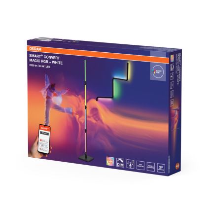 Osram - Lampadaire LED RGBW dimmable 2 en 1 SMART+ MAGIC LED/24W/230V Wi-Fi