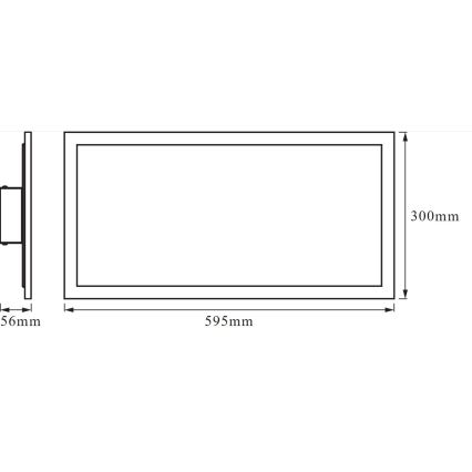 Osram -LED RGBW Plafonnier dimmable SMART+ PLANON LED/28W/230V 60x30 cm Wi-Fi