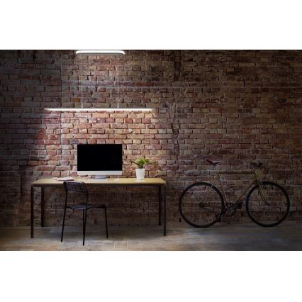 Osram - Suspension LED dimmable sur câble OFFICE LINE LED/57W/230V 4000K 100 cm IRC 90 blanc